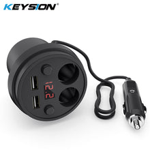 Load image into Gallery viewer, KEYSION 3.1A/120W Dual USB Car Charger