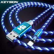 Load image into Gallery viewer, KEYSION Magnetic Cable Flowing Light LED