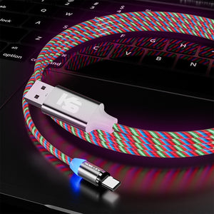 KEYSION Magnetic Cable Flowing Light LED