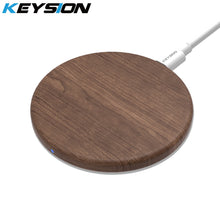 Load image into Gallery viewer, KEYSION  Wooden 10W Qi Fast Wireless