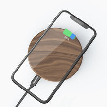 Load image into Gallery viewer, KEYSION  Wooden 10W Qi Fast Wireless