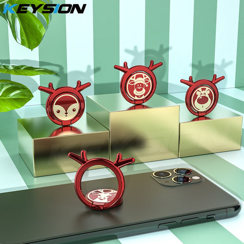 KEYSION Christmas Deer Universal Mobile Phone Stand