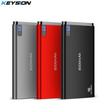 Load image into Gallery viewer, KEYSION 10mm Ultra-thin Power Bank 8000 mAh