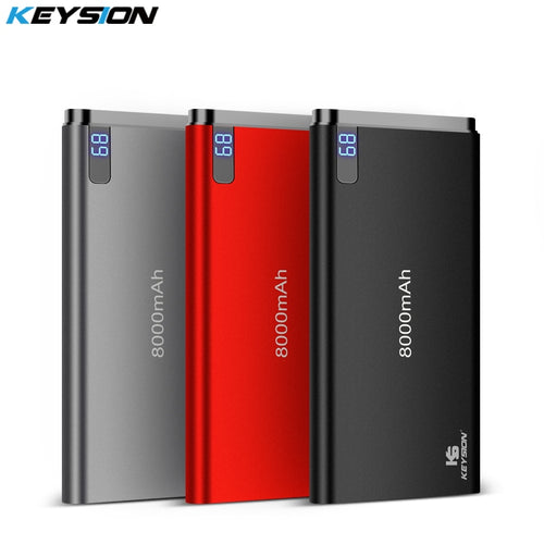 KEYSION 10mm Ultra-thin Power Bank 8000 mAh