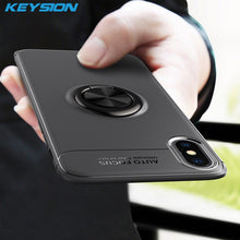 Load image into Gallery viewer, KEYSION Luxury Ring Holder Phone Case