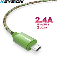 Load image into Gallery viewer, KEYSION Micro USB Cable 2.4A